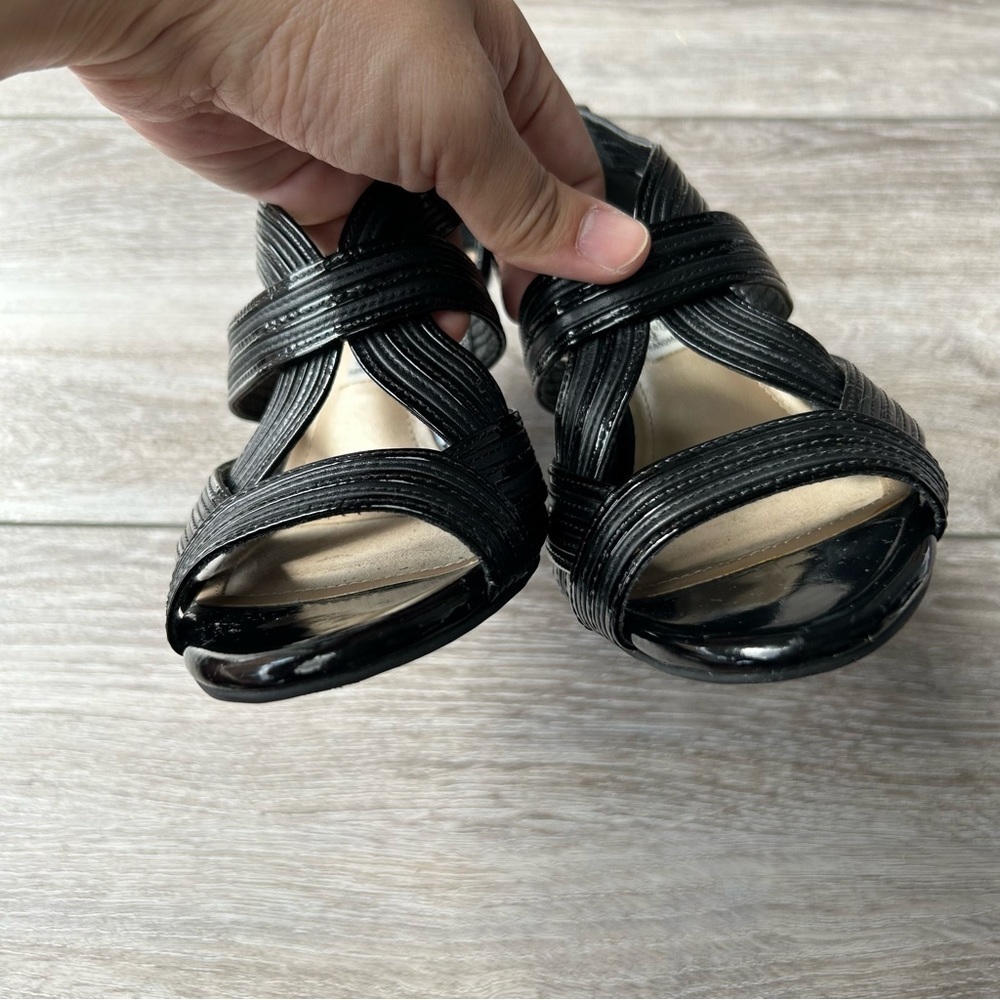 Arnold Churgin  Handmade Patent Leather Gladiator Sandal - Picture 6 of 14